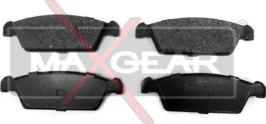 Maxgear 19-0480 - Kit de plaquettes de frein, frein à disque cwaw.fr