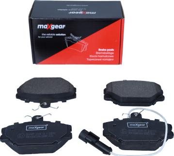 Maxgear 19-0437 - Kit de plaquettes de frein, frein à disque cwaw.fr