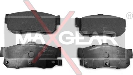 Maxgear 19-0474 - Kit de plaquettes de frein, frein à disque cwaw.fr