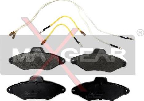 Maxgear 19-0559 - Kit de plaquettes de frein, frein à disque cwaw.fr