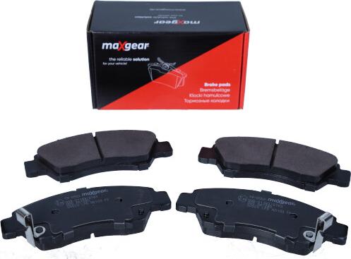 Maxgear 19-0562 - Kit de plaquettes de frein, frein à disque cwaw.fr