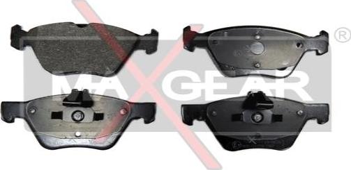 Maxgear 19-0631 - Kit de plaquettes de frein, frein à disque cwaw.fr