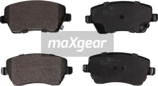 Maxgear 19-0892 - Kit de plaquettes de frein, frein à disque cwaw.fr