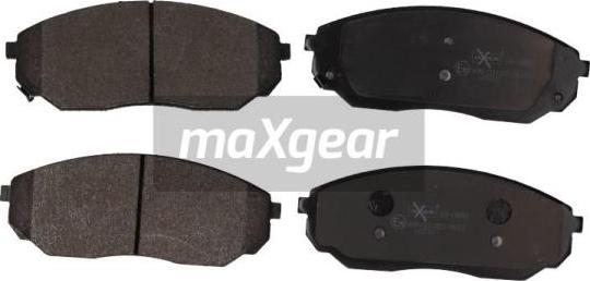 Maxgear 19-0888 - Kit de plaquettes de frein, frein à disque cwaw.fr