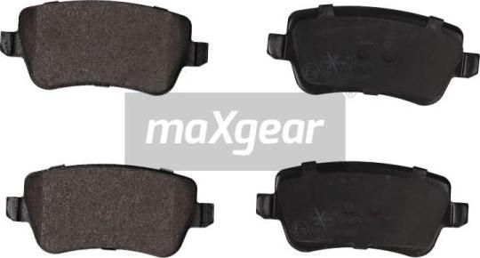 Maxgear 19-0874 - Kit de plaquettes de frein, frein à disque cwaw.fr