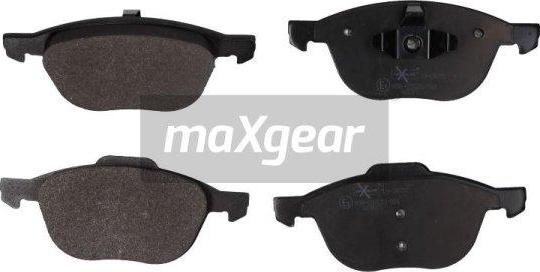 Maxgear 19-0875 - Kit de plaquettes de frein, frein à disque cwaw.fr