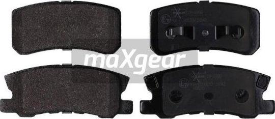 Maxgear 19-1990 - Kit de plaquettes de frein, frein à disque cwaw.fr