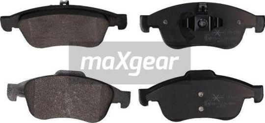 Maxgear 19-1992 - Kit de plaquettes de frein, frein à disque cwaw.fr