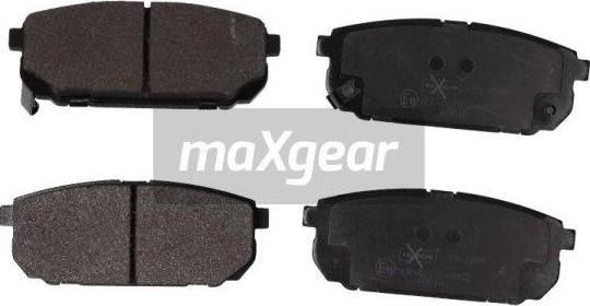 Maxgear 19-1989 - Kit de plaquettes de frein, frein à disque cwaw.fr