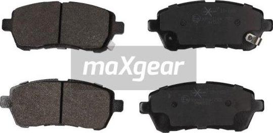 Maxgear 19-1982 - Kit de plaquettes de frein, frein à disque cwaw.fr