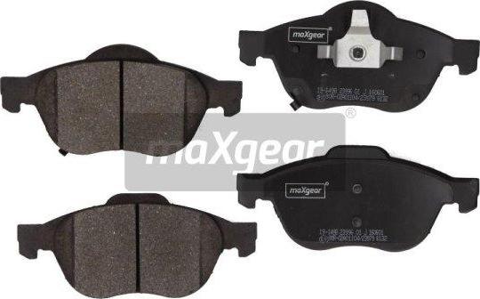 Maxgear 19-1498 - Kit de plaquettes de frein, frein à disque cwaw.fr