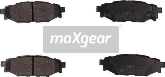 Maxgear 19-1447 - Kit de plaquettes de frein, frein à disque cwaw.fr