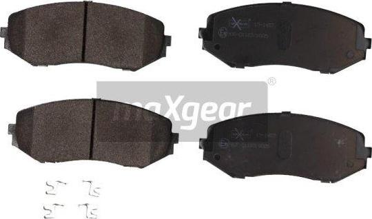 Maxgear 19-1457 - Kit de plaquettes de frein, frein à disque cwaw.fr