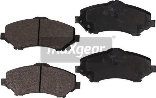 Maxgear 19-1468 - Kit de plaquettes de frein, frein à disque cwaw.fr