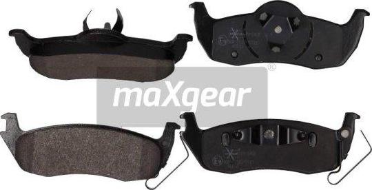 Maxgear 19-1438 - Kit de plaquettes de frein, frein à disque cwaw.fr