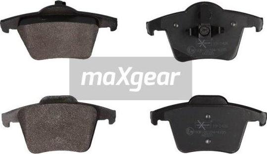 Maxgear 19-1426 - Kit de plaquettes de frein, frein à disque cwaw.fr