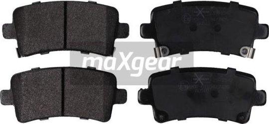 Maxgear 19-1542 - Kit de plaquettes de frein, frein à disque cwaw.fr