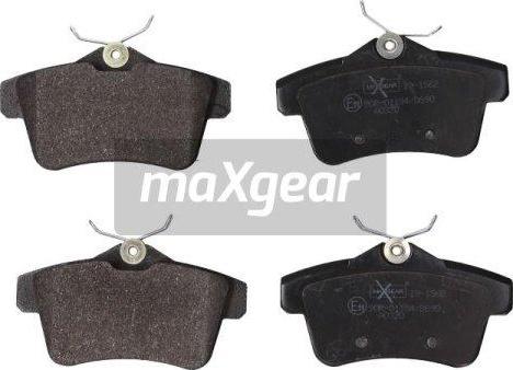 Maxgear 19-1562 - Kit de plaquettes de frein, frein à disque cwaw.fr