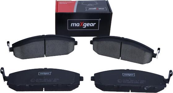 Maxgear 19-1504 - Kit de plaquettes de frein, frein à disque cwaw.fr