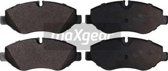 Maxgear 19-1096 - Kit de plaquettes de frein, frein à disque cwaw.fr