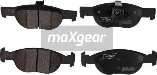 Maxgear 19-1089 - Kit de plaquettes de frein, frein à disque cwaw.fr