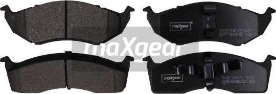 Maxgear 19-1079 - Kit de plaquettes de frein, frein à disque cwaw.fr