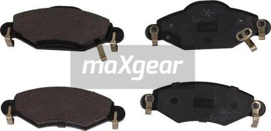 Maxgear 19-1156 - Kit de plaquettes de frein, frein à disque cwaw.fr