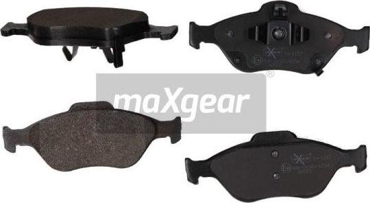 Maxgear 19-1157 - Kit de plaquettes de frein, frein à disque cwaw.fr