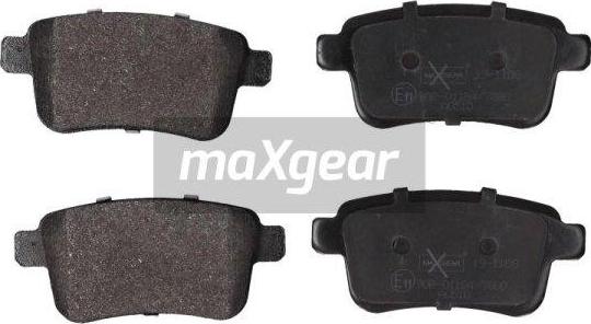 Maxgear 19-1108 - Kit de plaquettes de frein, frein à disque cwaw.fr