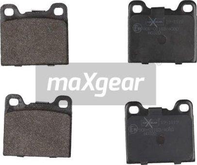 Maxgear 19-1119 - Kit de plaquettes de frein, frein à disque cwaw.fr