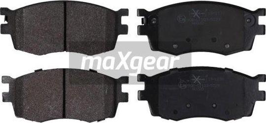 Maxgear 19-1139 - Kit de plaquettes de frein, frein à disque cwaw.fr