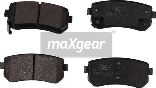 Maxgear 19-1131 - Kit de plaquettes de frein, frein à disque cwaw.fr