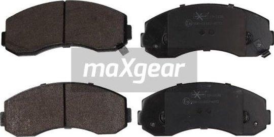 Maxgear 19-1138 - Kit de plaquettes de frein, frein à disque cwaw.fr