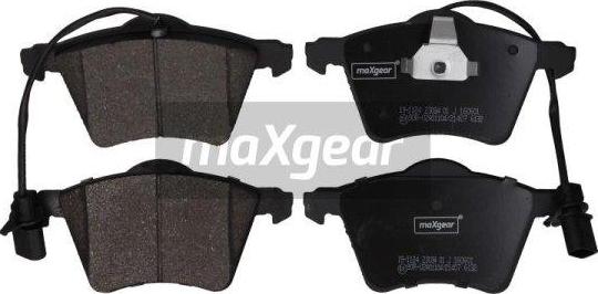 Maxgear 19-1124 - Kit de plaquettes de frein, frein à disque cwaw.fr