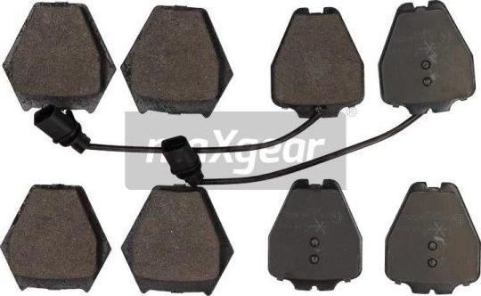 Maxgear 19-1121 - Kit de plaquettes de frein, frein à disque cwaw.fr