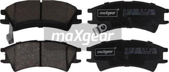 Maxgear 19-1128 - Kit de plaquettes de frein, frein à disque cwaw.fr