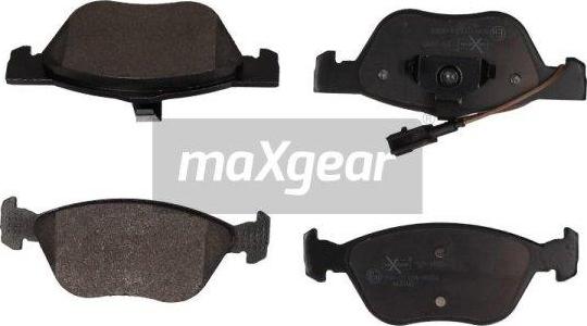 Maxgear 19-1895 - Kit de plaquettes de frein, frein à disque cwaw.fr