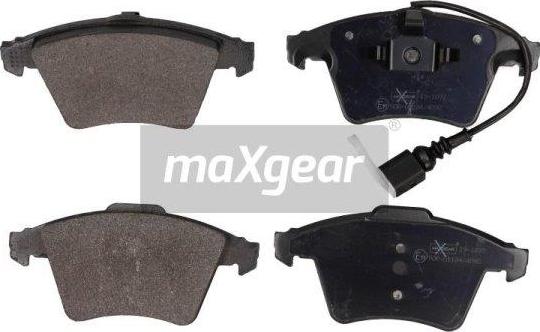 Maxgear 19-1897 - Kit de plaquettes de frein, frein à disque cwaw.fr