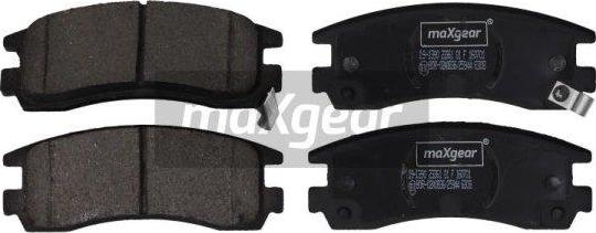 Maxgear 19-1390 - Kit de plaquettes de frein, frein à disque cwaw.fr