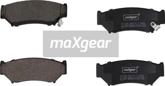 Maxgear 19-1376 - Kit de plaquettes de frein, frein à disque cwaw.fr