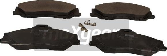 Maxgear 19-3409 - Kit de plaquettes de frein, frein à disque cwaw.fr