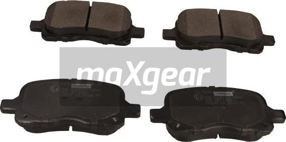 Maxgear 19-3415 - Kit de plaquettes de frein, frein à disque cwaw.fr