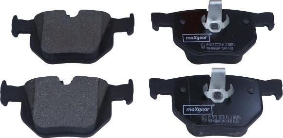 Maxgear 19-3672 - Kit de plaquettes de frein, frein à disque cwaw.fr