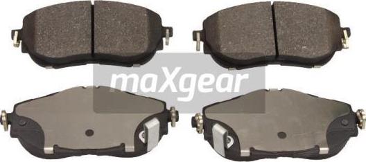 Maxgear 19-3044 - Kit de plaquettes de frein, frein à disque cwaw.fr