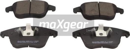 Maxgear 19-3056 - Kit de plaquettes de frein, frein à disque cwaw.fr