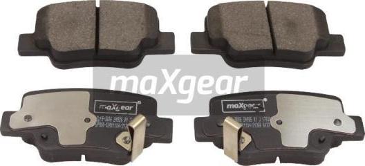 Maxgear 19-3006 - Kit de plaquettes de frein, frein à disque cwaw.fr