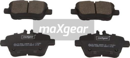 Maxgear 19-3002 - Kit de plaquettes de frein, frein à disque cwaw.fr