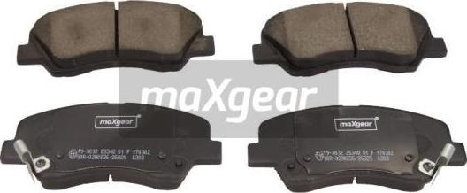 Maxgear 19-3032 - Kit de plaquettes de frein, frein à disque cwaw.fr