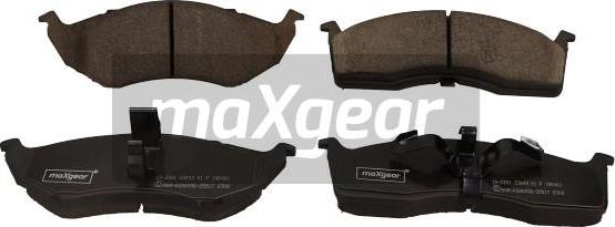 Maxgear 19-3391 - Kit de plaquettes de frein, frein à disque cwaw.fr