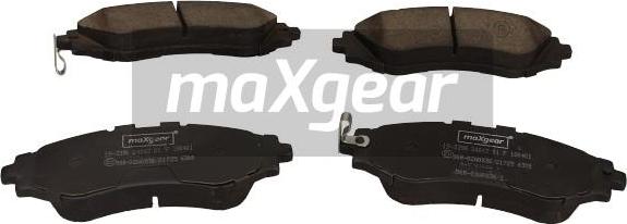 Maxgear 19-3398 - Kit de plaquettes de frein, frein à disque cwaw.fr